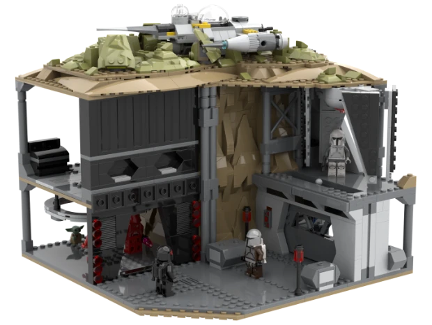 LEGO imperial base on mandalore